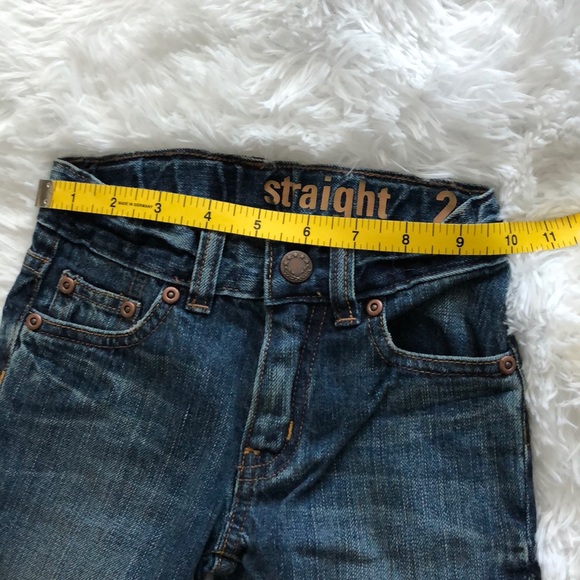 Jcrew crewcuts size 2 straight jeans - Picture 5 of 7